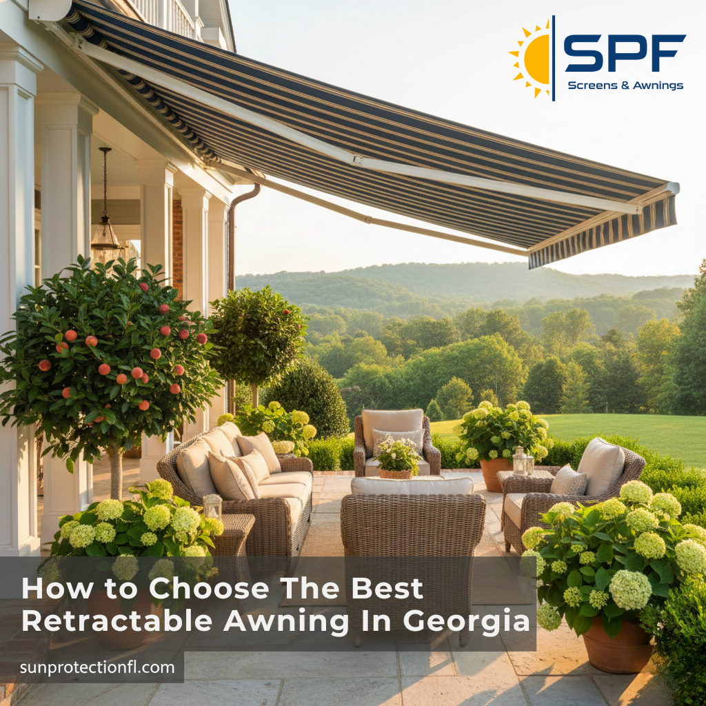 How to Choose The Best Retractable Awning in Georgia